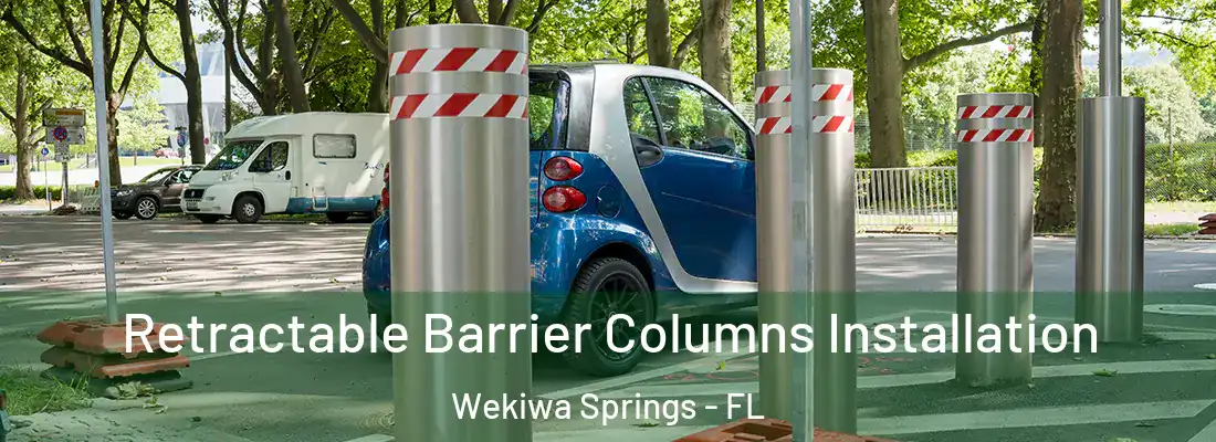  Retractable Barrier Columns Installation Wekiwa Springs - FL